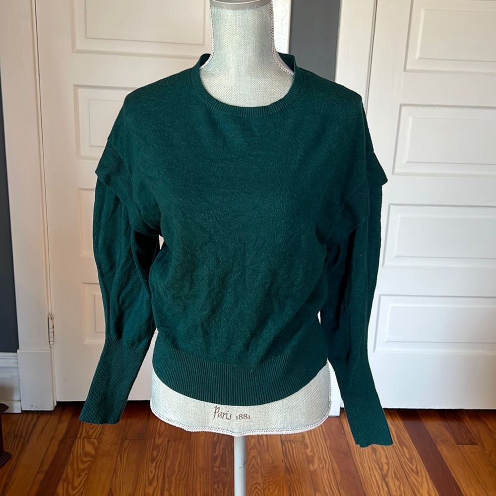 Express green sweater, size M